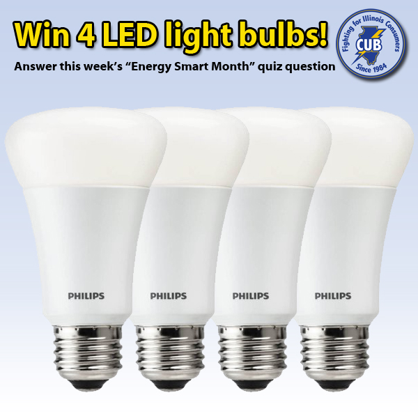 CUB is giving away four LED light bulbs